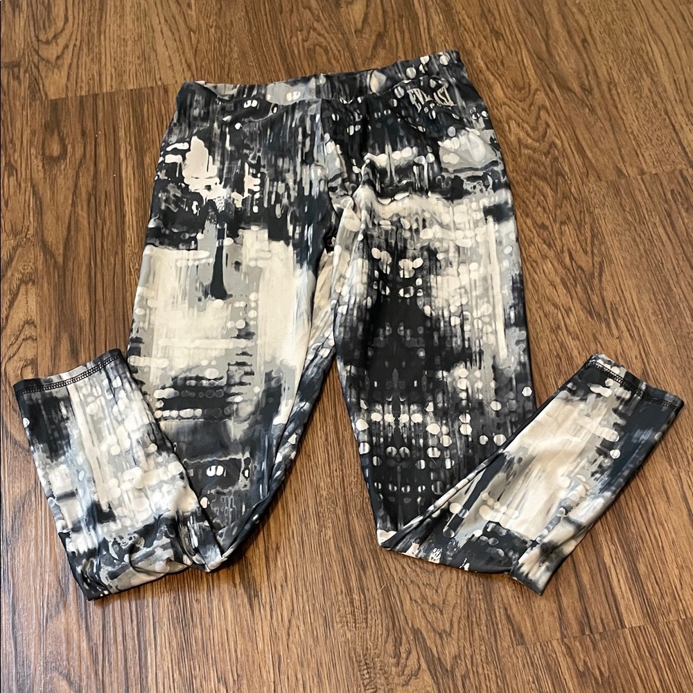 Everlast Monochrome Abstract Leggings